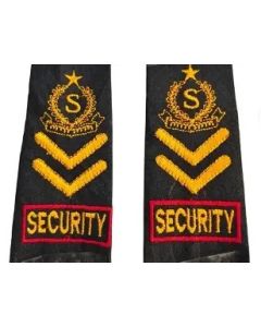 security Shoulder Flap Delhi Black