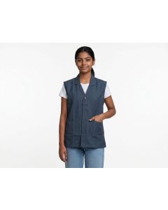 Sleeveless Coat Grey (L)