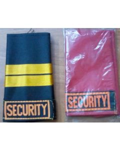 security Shoulder Flap Delhi Black